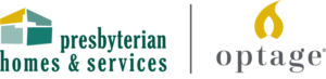 Presbyterian Homes & Services and Optage logos together