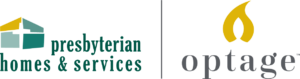 Presbyterian Homes & Services and Optage logos together
